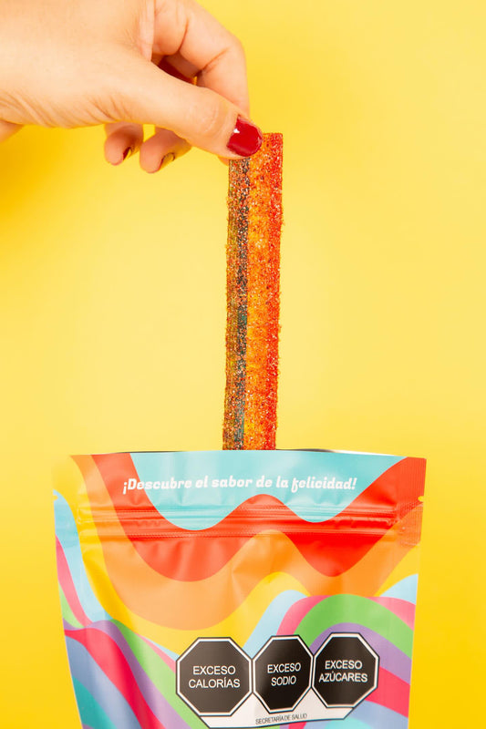 Burbuja y dulces enchilados