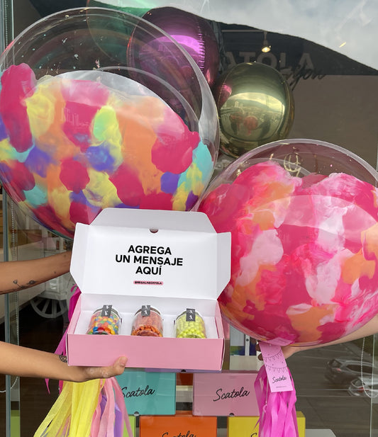 GLOBO Y CANDYBOX ROSA