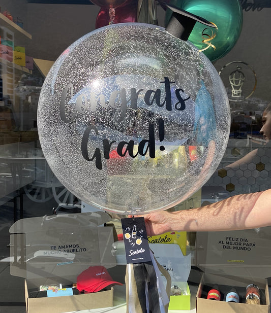 Globo graduación glitter