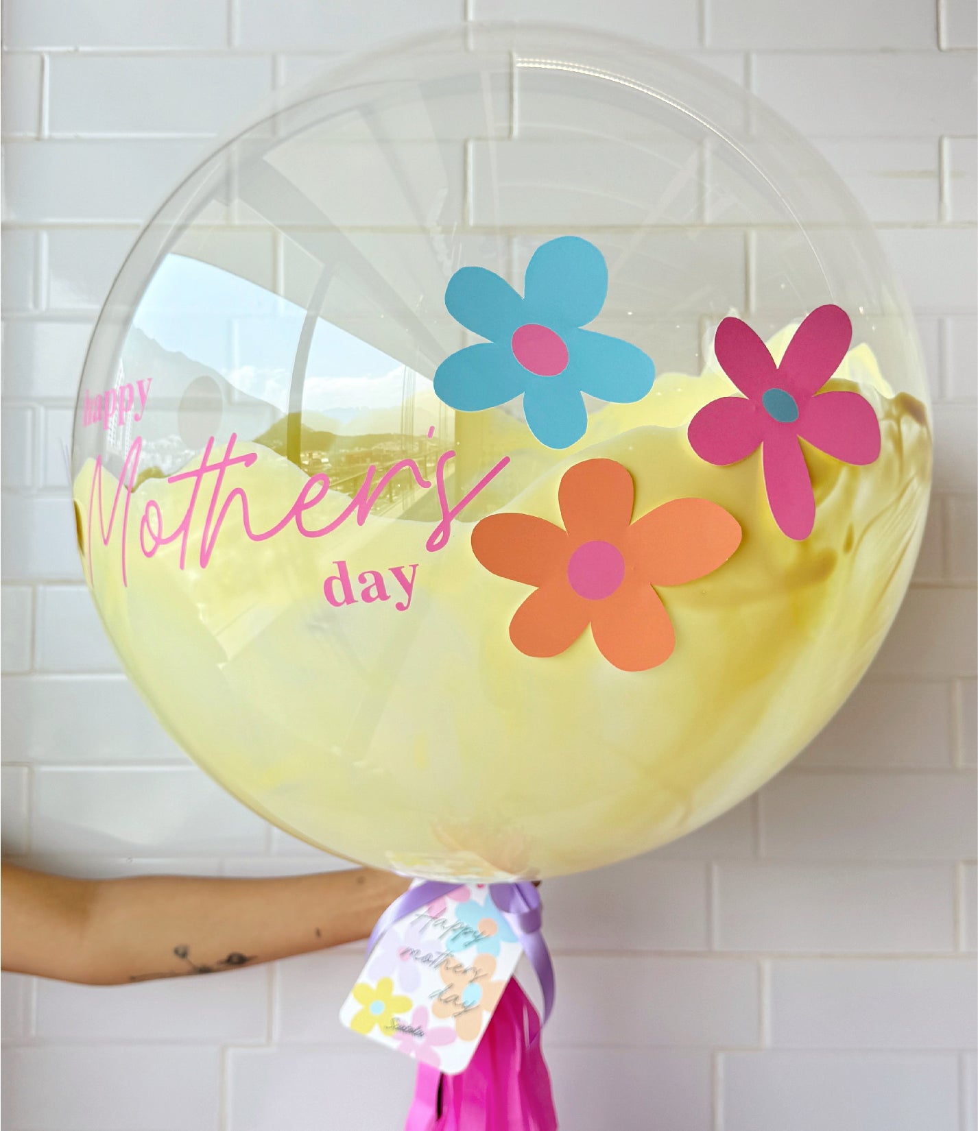 Globo burbuja para mamá