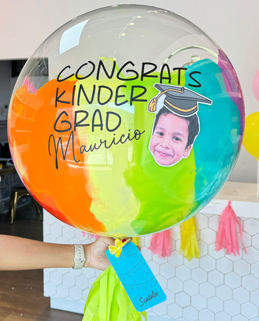 Globo GRAD con carita y birrete