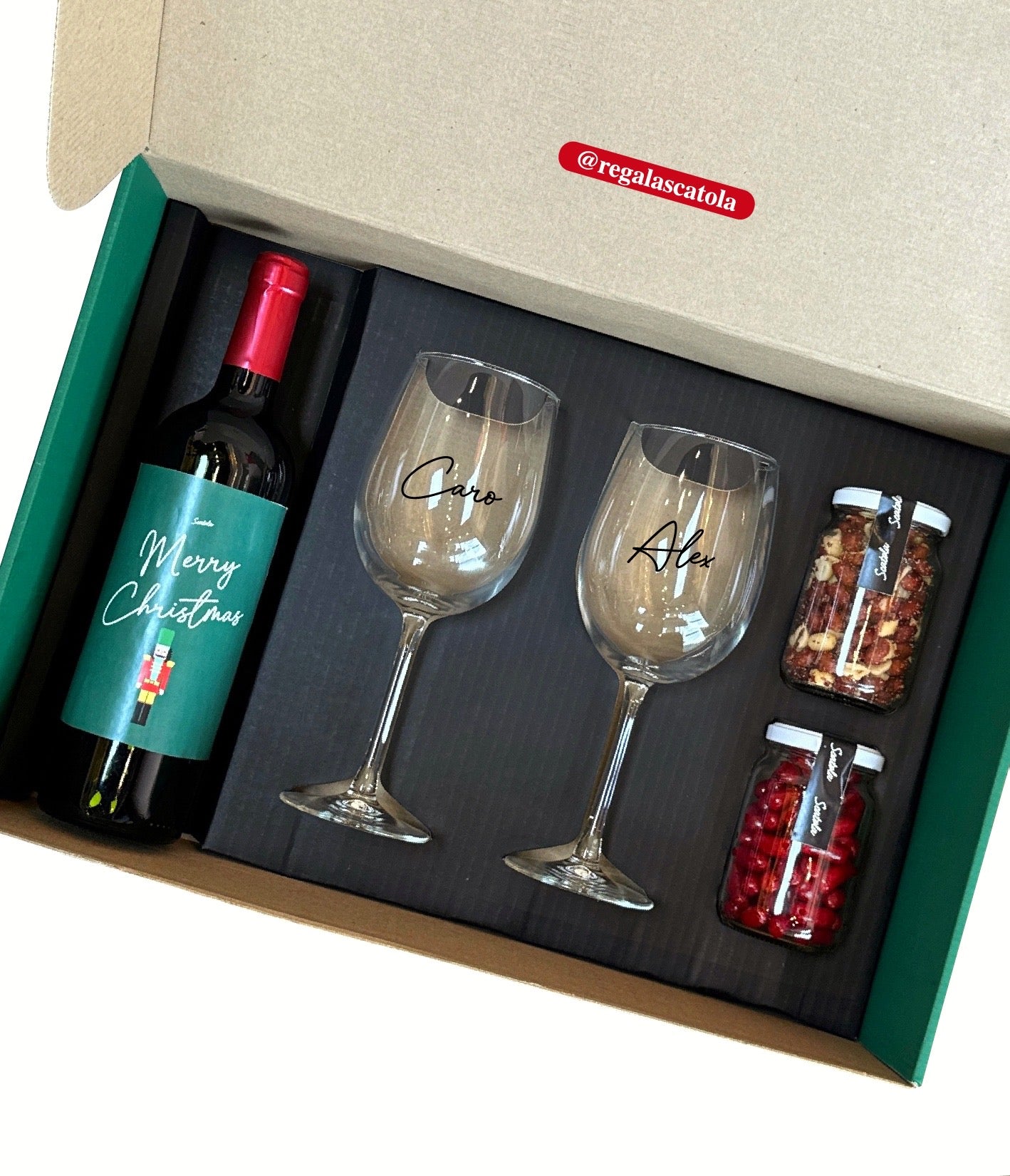 Wine Box Navideña