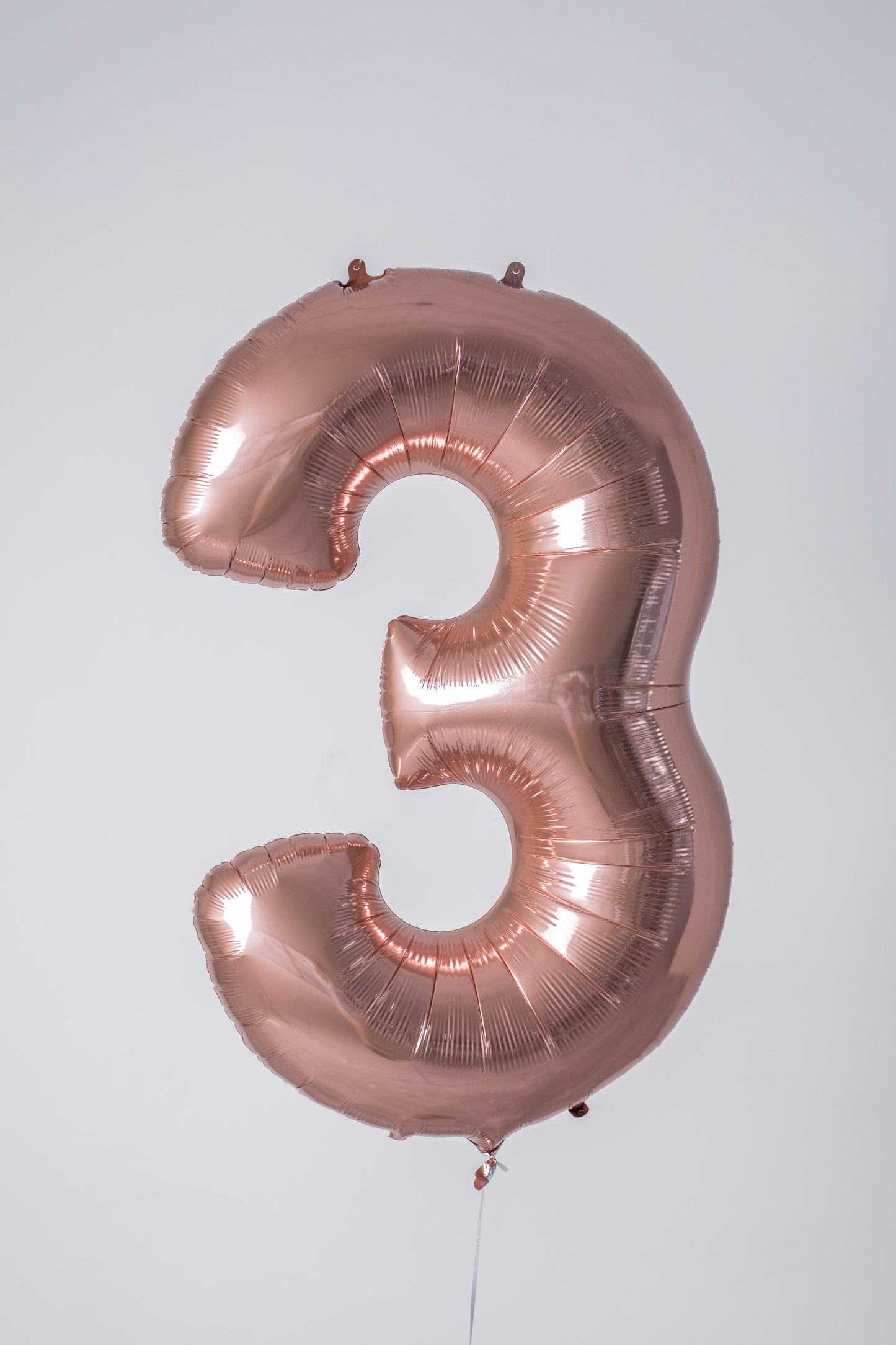 Globo de número grande rose gold