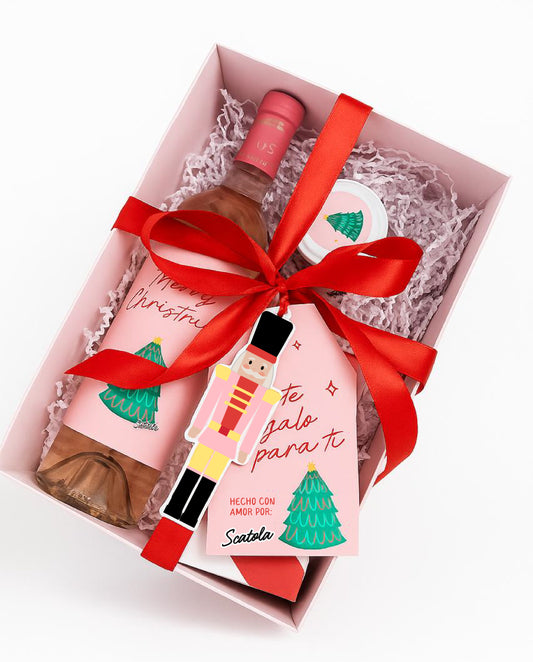 Basket Navideña Pink