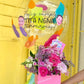 Birthday Combo: Globo y Canasta de flores