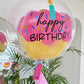 Birthday Combo: Globo y Canasta de flores