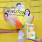 Pastel y Globo "Día de los abuelos"