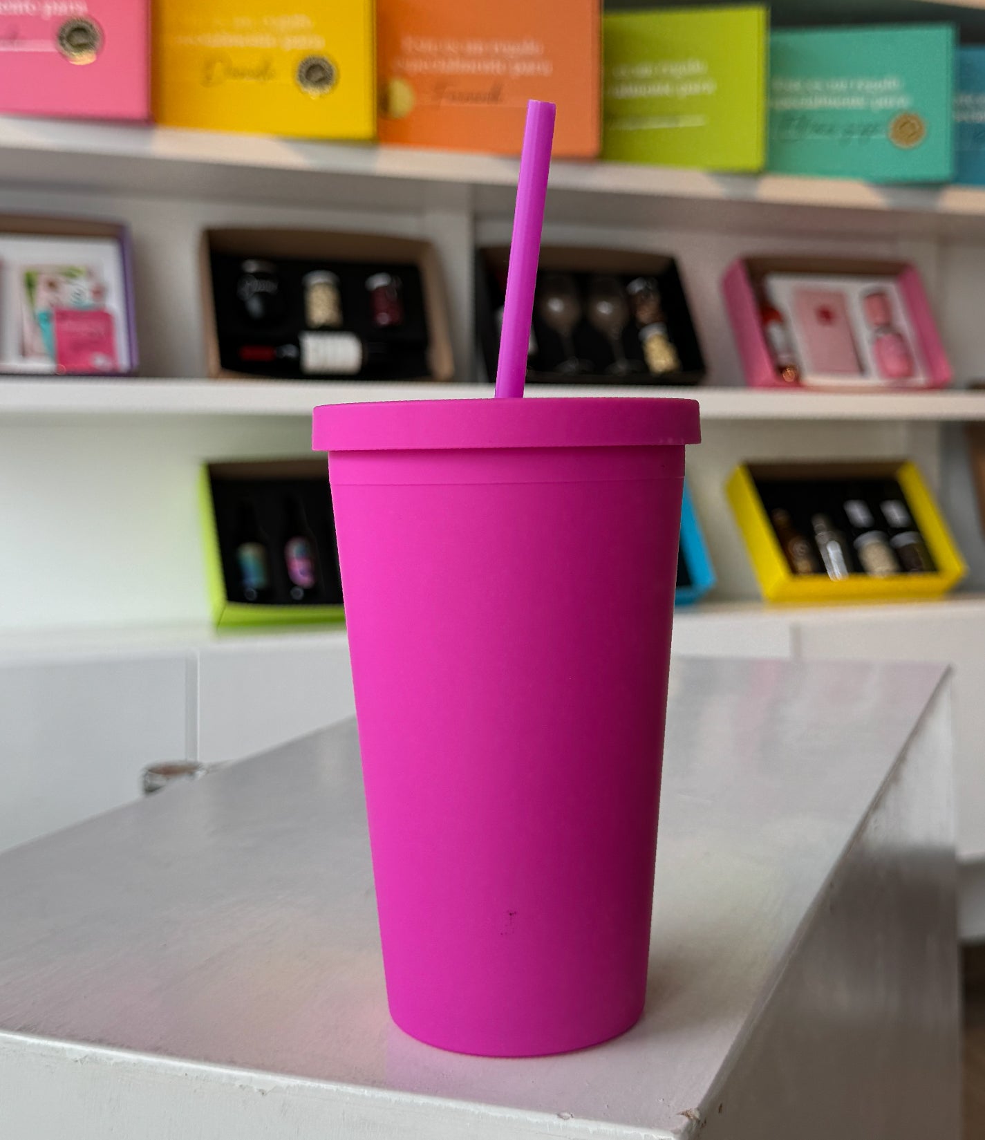 Termo vaso magenta