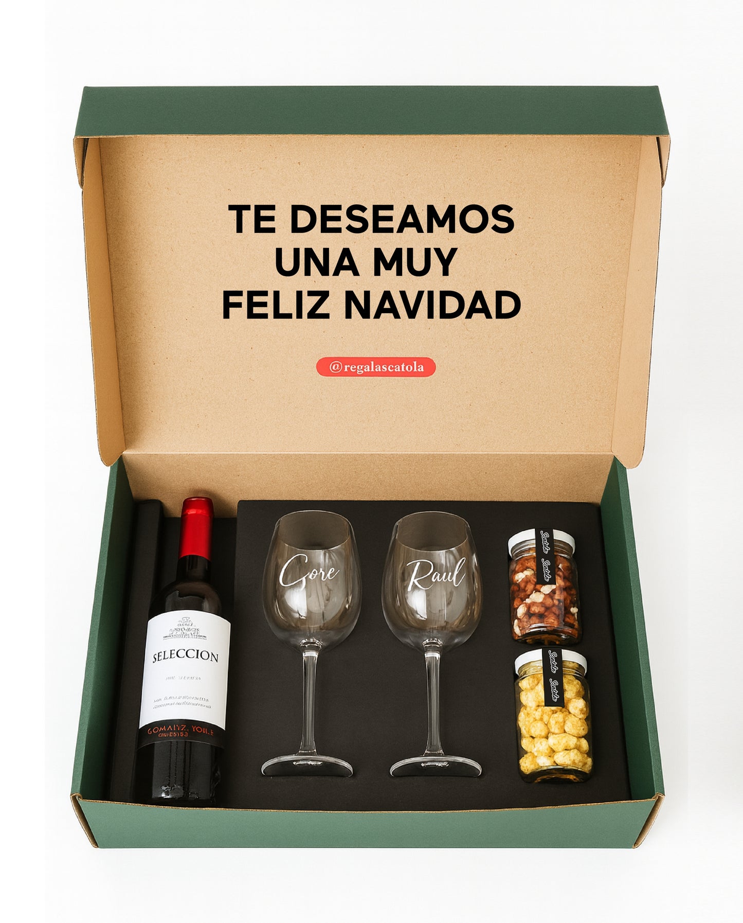 Wine Box Navideña